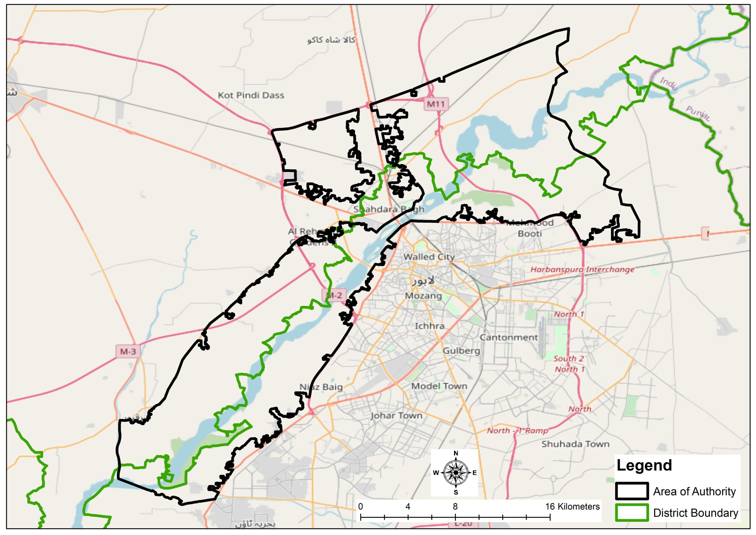 ravi front map